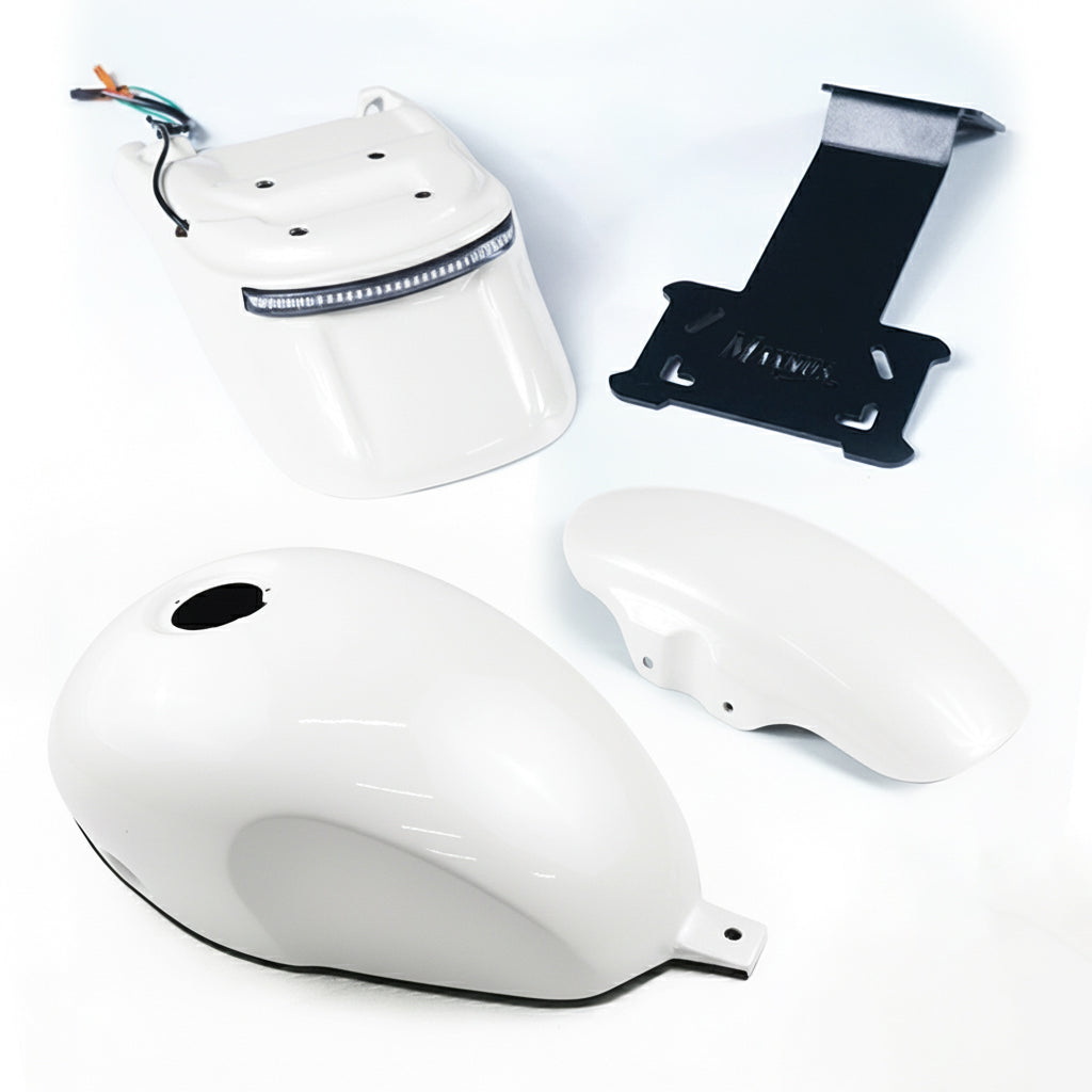 SET 3 PSC TANK COVER / FRONT + REAR FENDER WHITE FIT FOR HONDA SCL CL 300 500 2023-2025