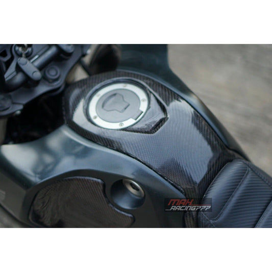 GAS TANK FUEL COVER SHROUD FAIRING COWLING CARBON FIBER FOR HONDA NEW GROM 2021-2024