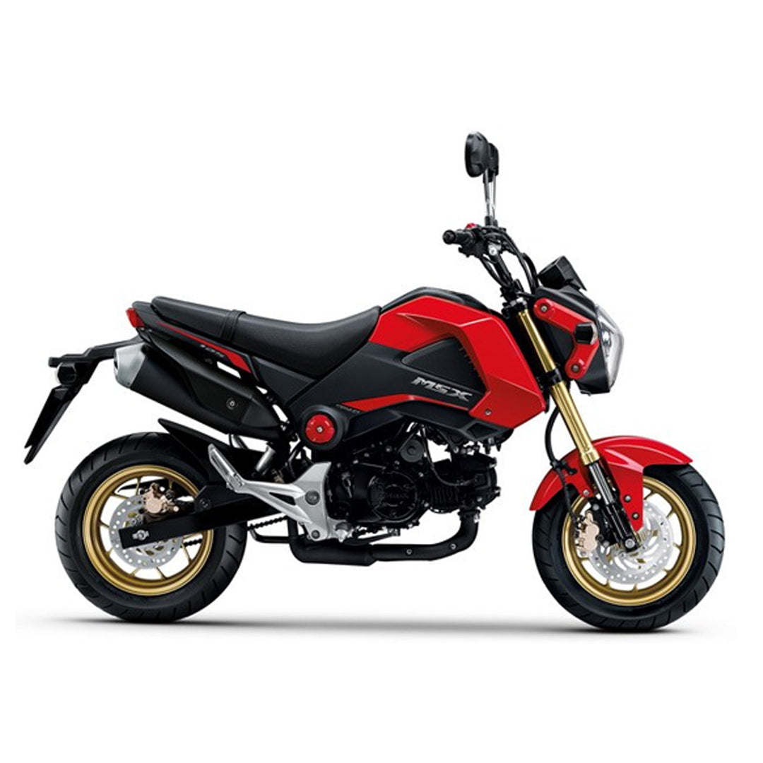 WHITE & BLACK FAIRING SET + DECALS FOR HONDA GROM MSX 125 2012-2015