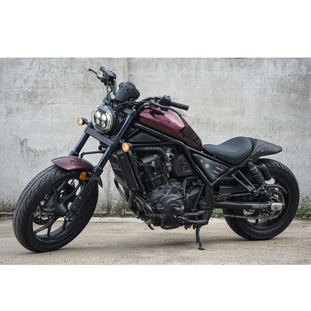 REAR FENDER FAIRING MUD GUARD LED BLACK FOR HONDA REBEL CMX 1100 2021-2025