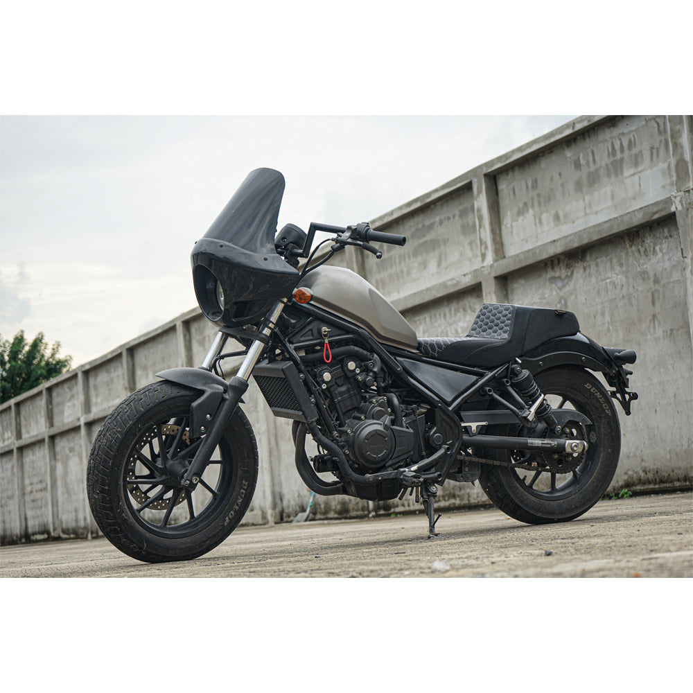 SEAT DOUBLE SADDLE DUAL DRIVER SEATS PAD CUSHION V.11 FOR HONDA REBEL CMX 300&500 2017-2025