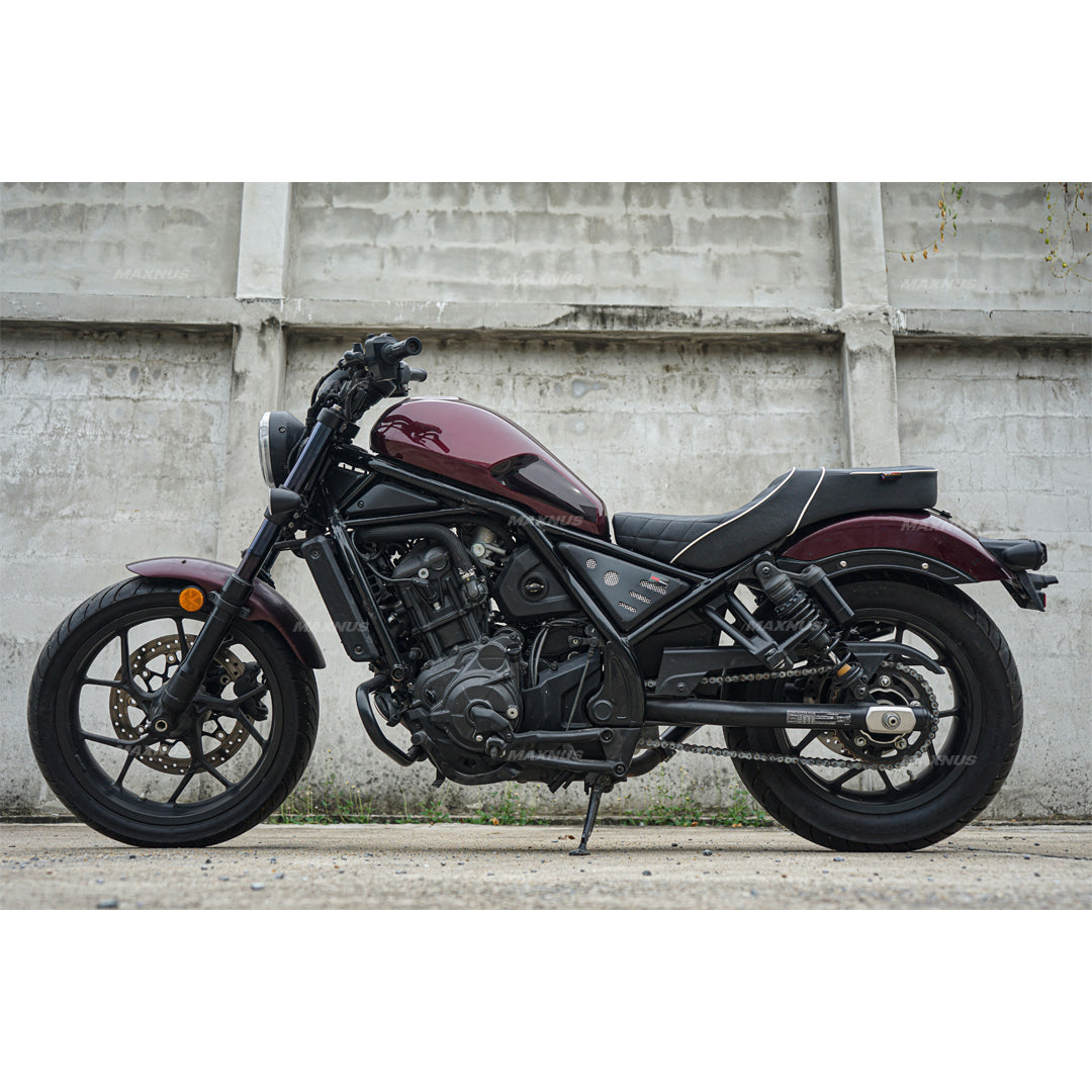 SEAT DOUBLE SADDLE DUAL DRIVER SEATS PAD CUSHION V.8 FOR HONDA REBEL CMX 1100 2021-2025