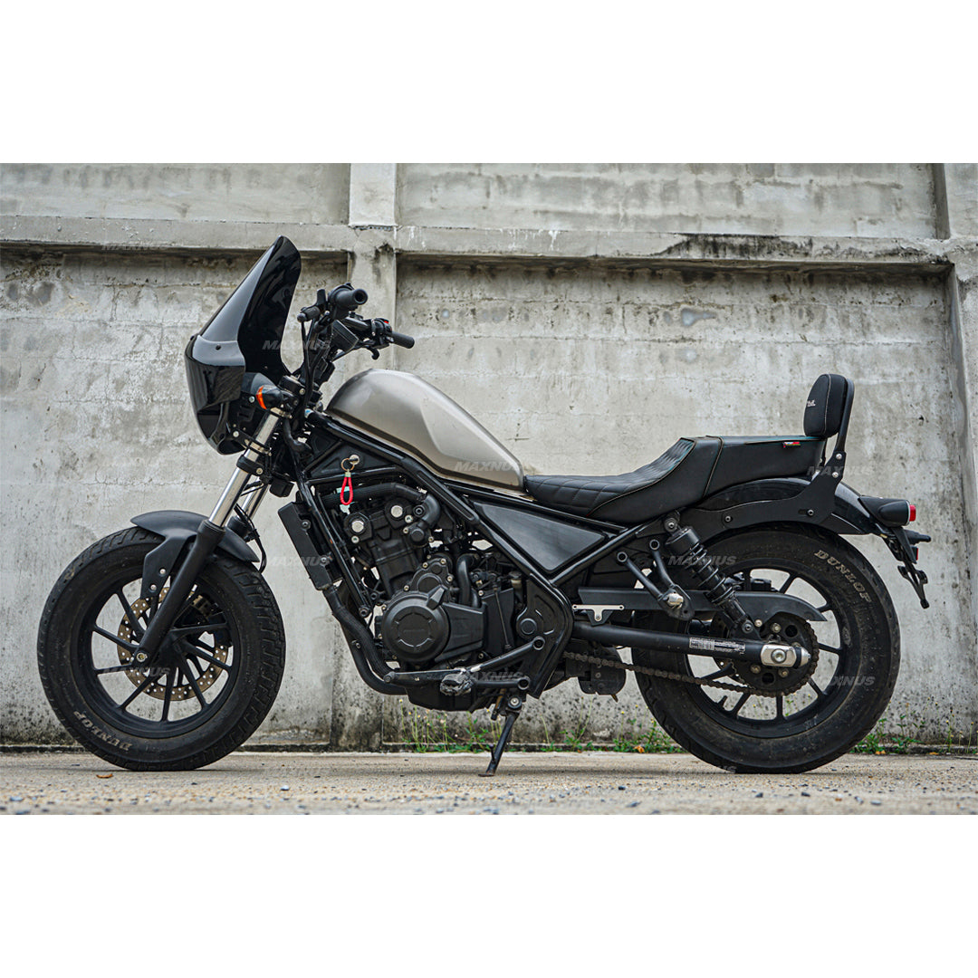 SEAT DOUBLE SADDLE DUAL DRIVER SEATS PAD CUSHION V.7 FOR HONDA REBEL CMX 300&500 2017-2025