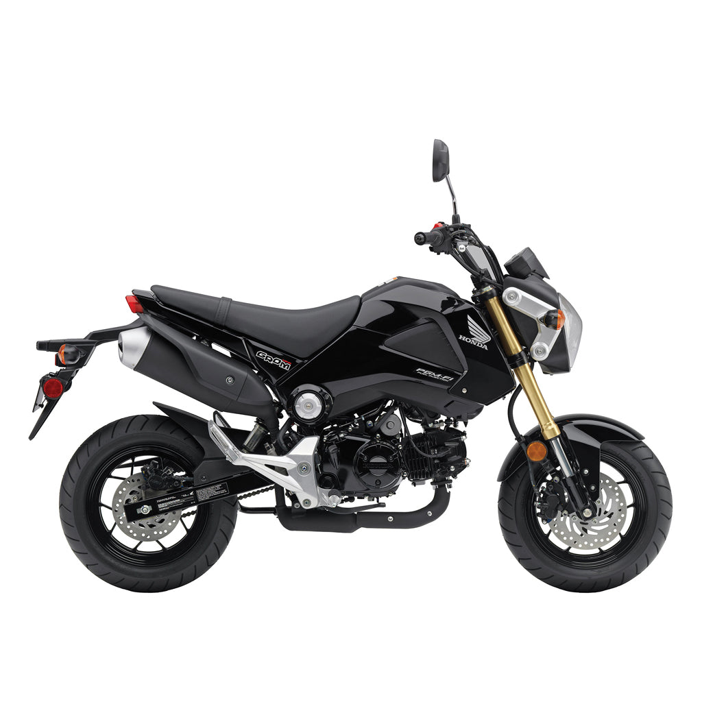 FRONT WINDSHIELD WINDSCREEN BLACKWING V.1 GLOSS BLACK FOR HONDA GROM MSX 125 2013 - 2015