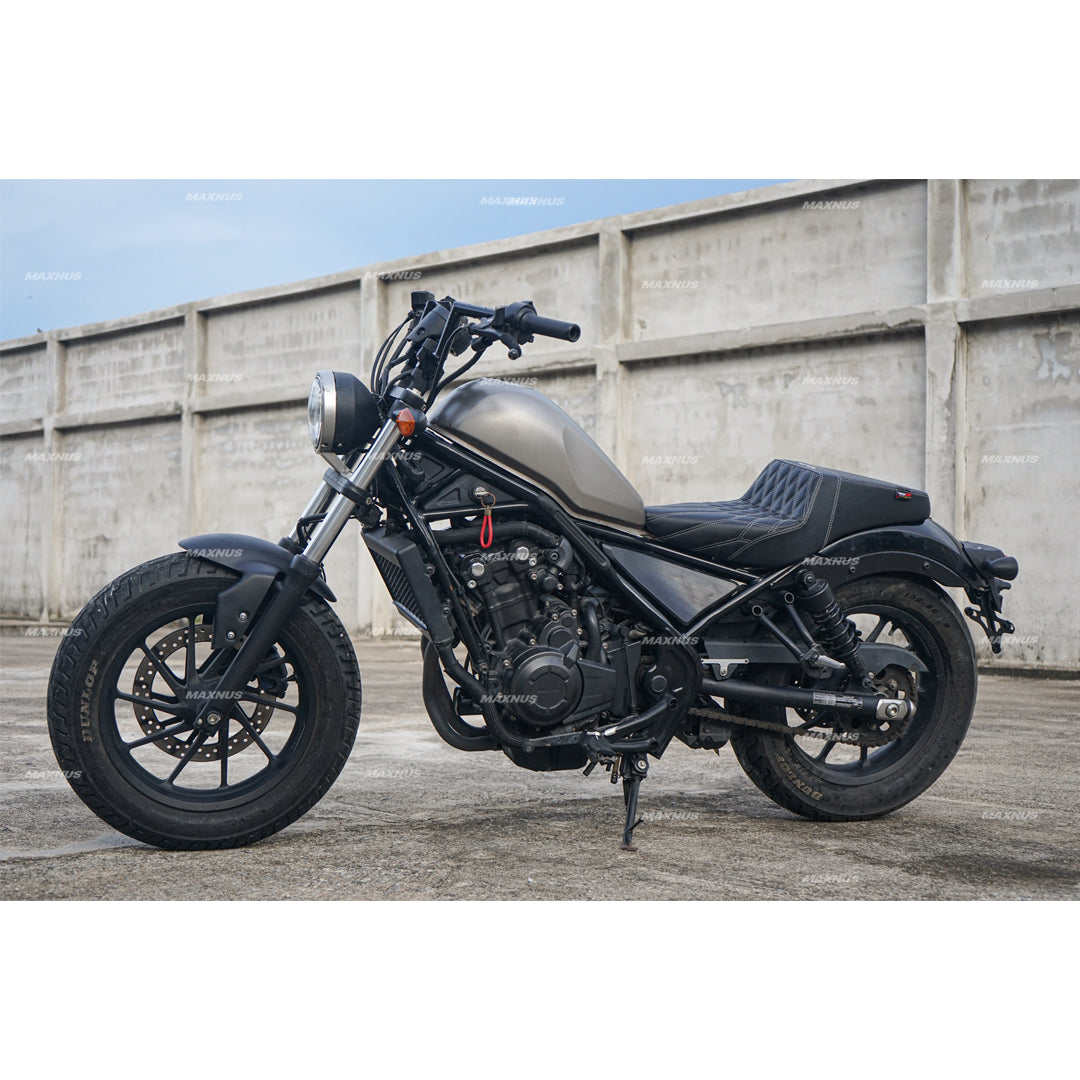 SEAT DOUBLE SADDLE DUAL DRIVER SEATS PAD CUSHION V.1 FOR HONDA REBEL CMX 300&500 2017-2025