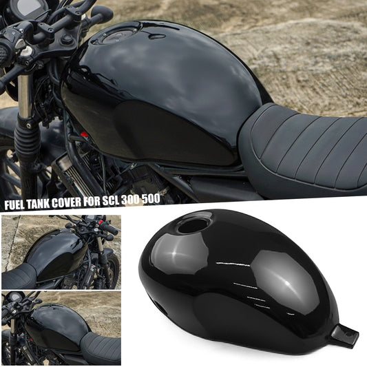 COVER FUEL OIL TANK GLOSS BLACK V.7 FIT FOR HONDA SCL CL 300 500 2023-2025