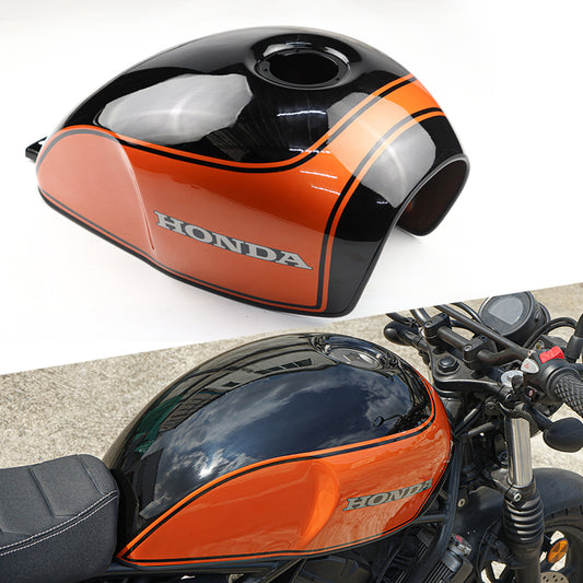 COVER FUEL OIL TANK BLACK/ORANGE V.11 FIT FOR HONDA SCL CL 300 500 2023-2025