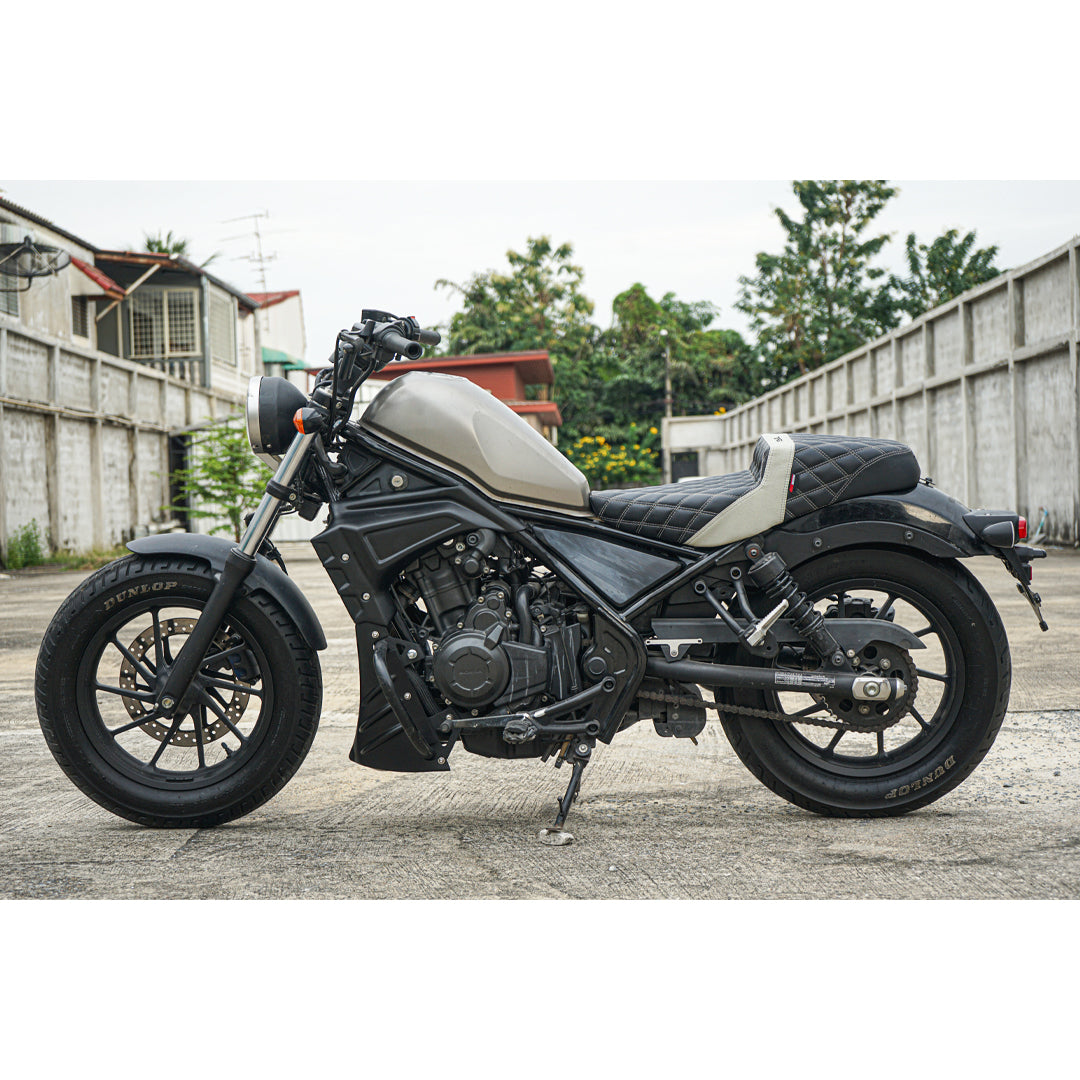 SEAT DOUBLE SADDLE DUAL DRIVER SEATS PAD CUSHION V.17 FOR HONDA REBEL CMX 300&500 2017-2025