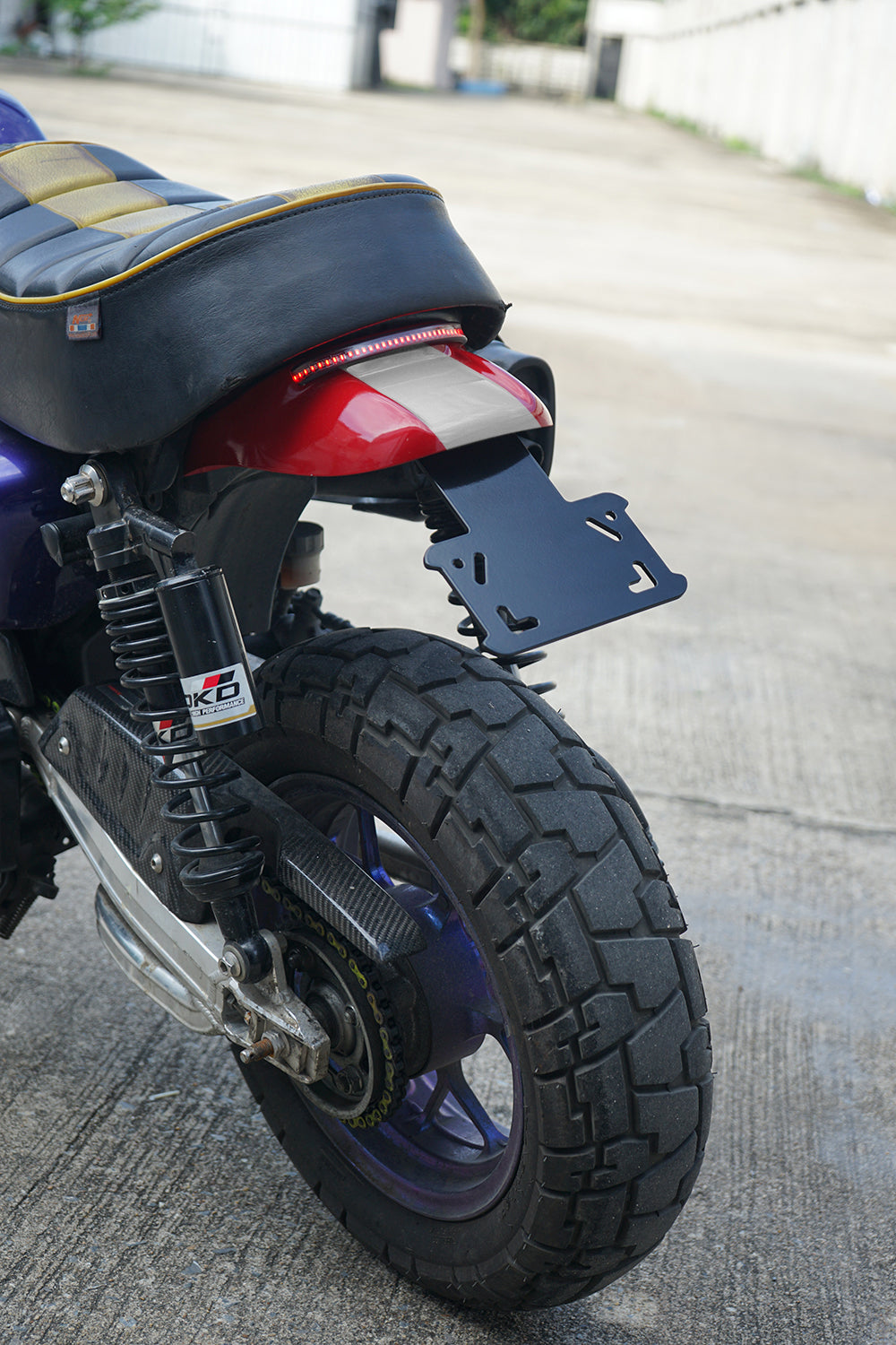 REAR FENDER + TAIL LIGHT LED V.2 FIT FOR HONDA MONKEY125 Z125 2022-2025