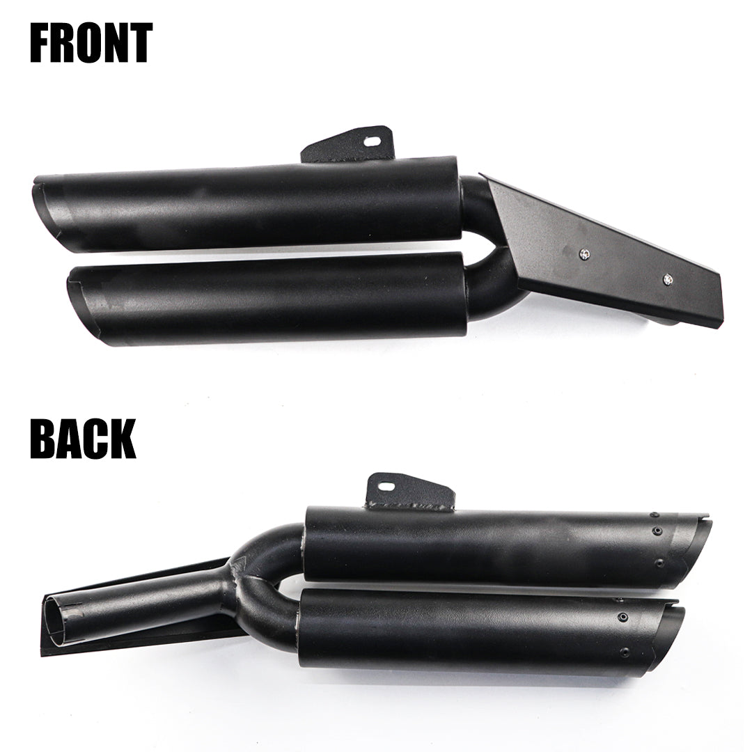 LONG DOUBLE DUAL EXHAUST PIPE MOUNT SYSTEM MAXNUS FOR HONDA REBEL CMX 300 2017-2025