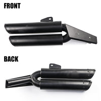 LONG DOUBLE DUAL EXHAUST PIPE MOUNT SYSTEM MAXNUS FOR HONDA REBEL CMX 300 2017-2025