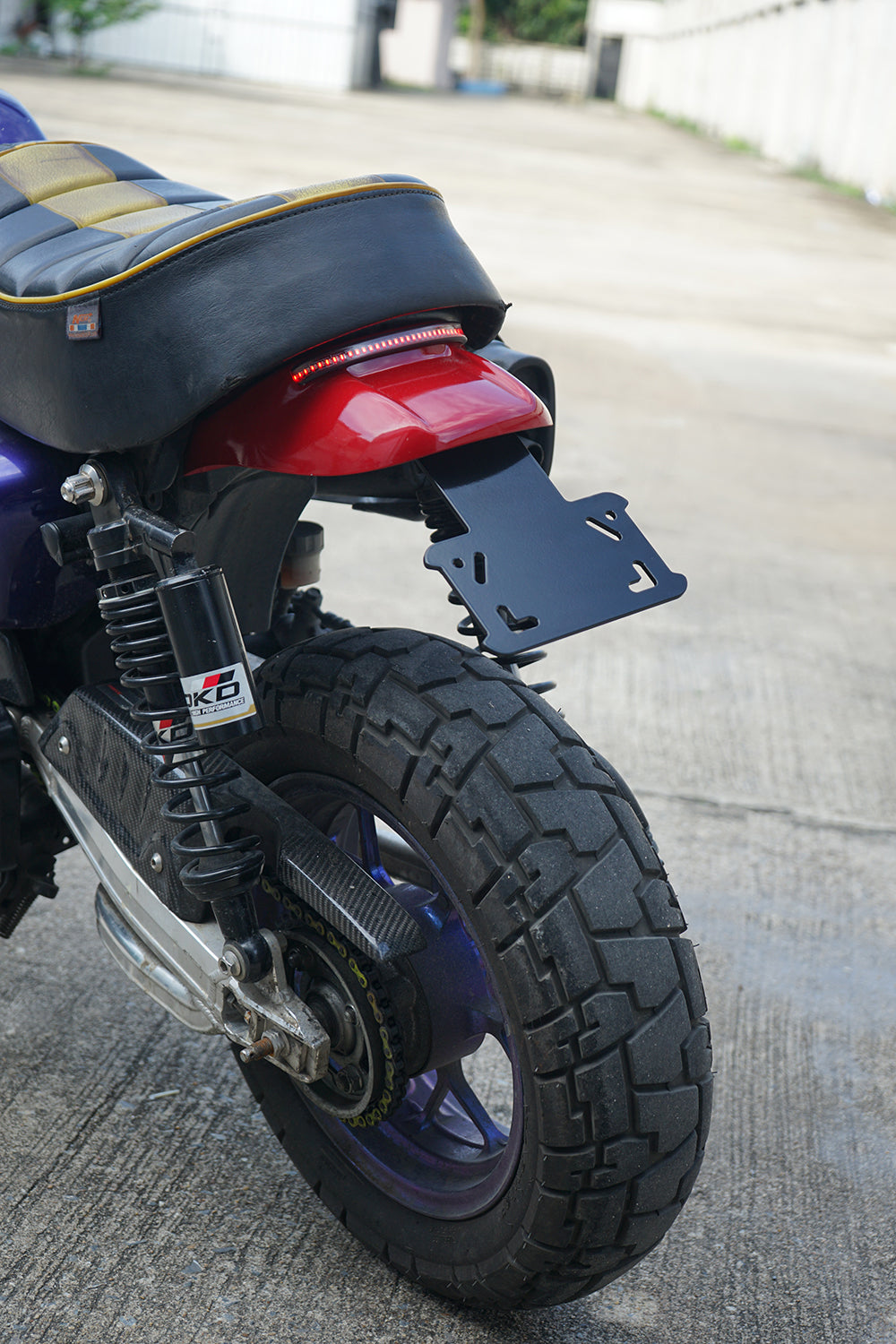 REAR FENDER + TAIL LIGHT LED V.1 FIT FOR HONDA MONKEY125 Z125 2022-2025