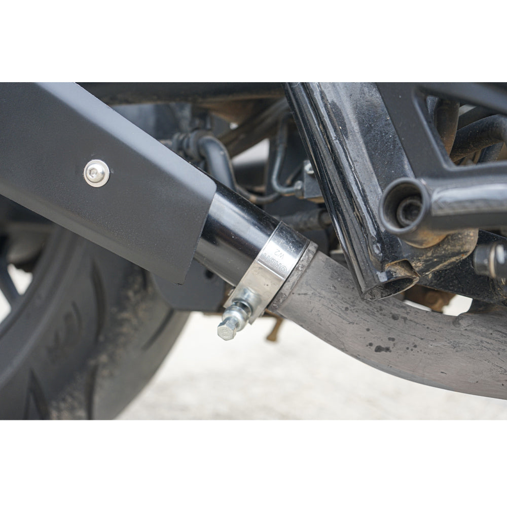 SHORT DOUBLE DUAL EXHAUST PIPE MOUNT SYSTEM HONDA REBEL CMX300 2017-2025