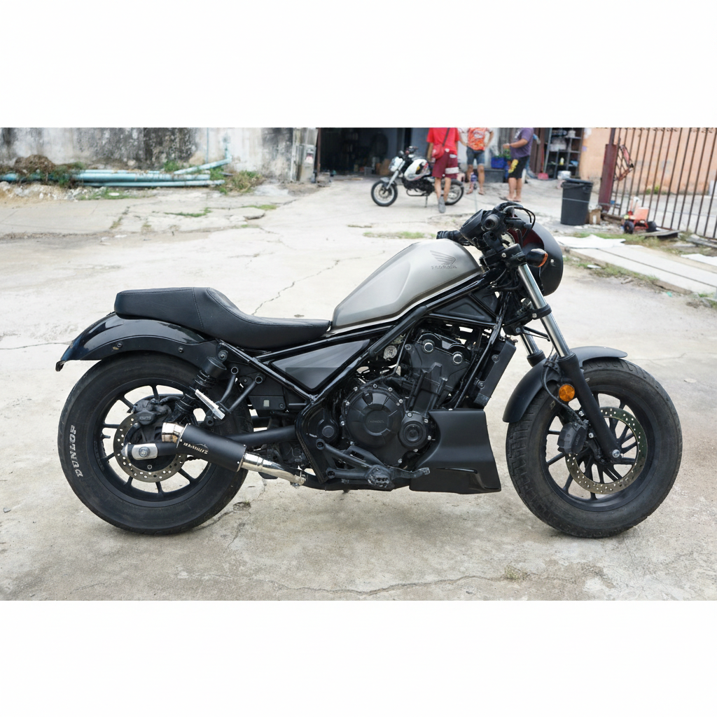 SEAT DOUBLE SADDLE DUAL DRIVER SEATS PAD CUSHION V.19 FOR HONDA REBEL CMX 300&500 2017-2025