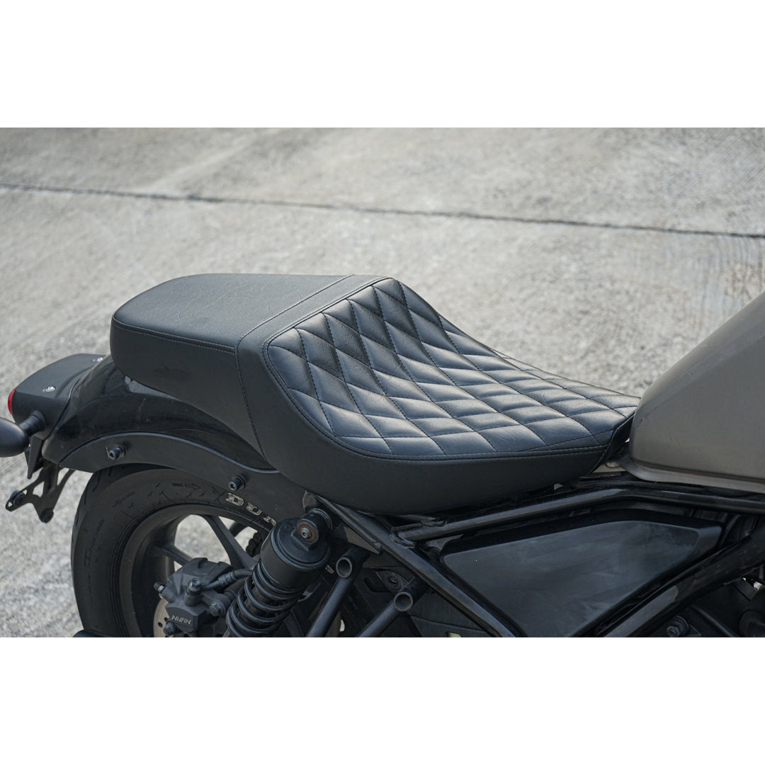 SEAT DOUBLE SADDLE DUAL DRIVER SEATS PAD CUSHION V.22 FOR HONDA REBEL CMX 300&500 2017-2025