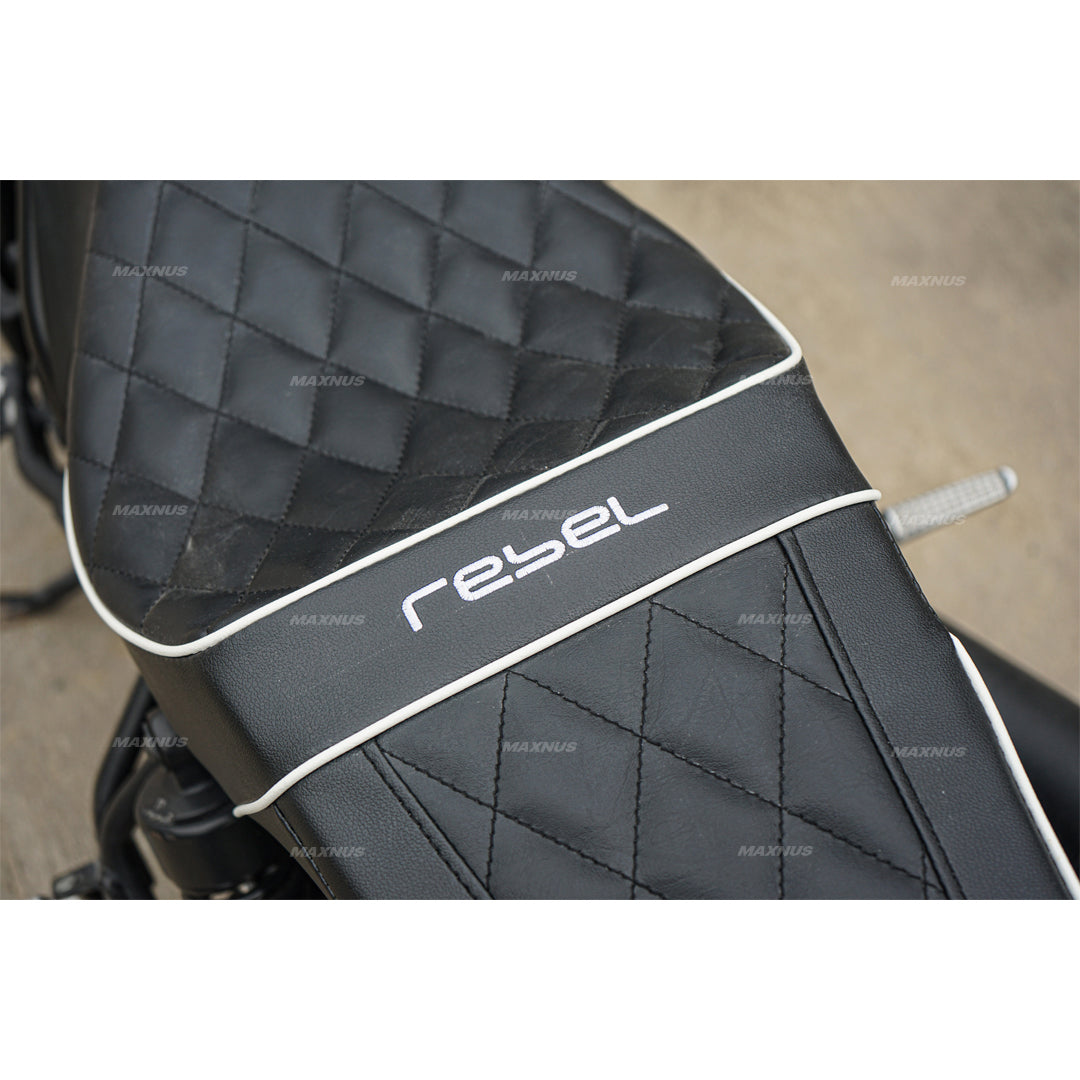SEAT DOUBLE SADDLE DUAL DRIVER SEATS PAD CUSHION V.6 FOR HONDA REBEL CMX 300&500 2017-2025