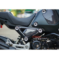 FRAME BODY R+L COVER SIDE UPPER PANEL CARBON FIBER FOR HONDA NEW GROM 2021-2024