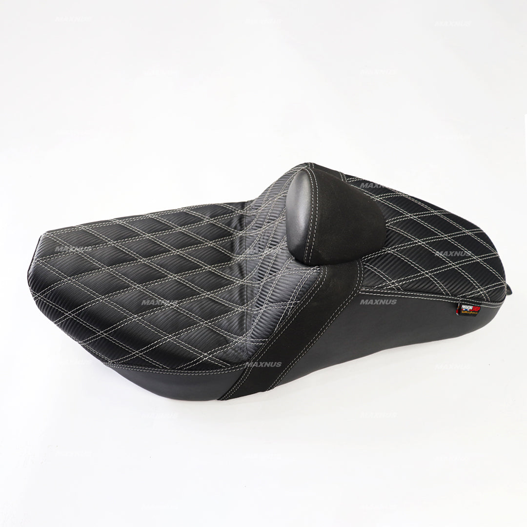 SEAT DOUBLE SADDLE DUAL DRIVER SEATS PAD CUSHION V.12 FOR HONDA REBEL CMX 1100 2021-2025