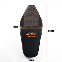 SEAT CUSHION BACKREST REPLACEMENT PINK THREAD V.23 FOR HONDA REBEL CMX 1100 2021-2025