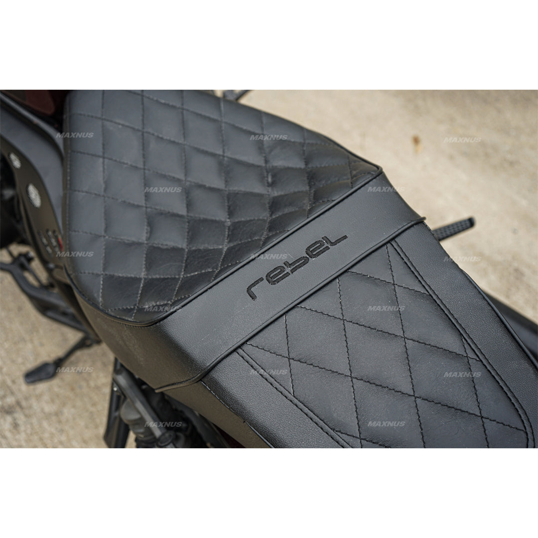 SEAT DOUBLE SADDLE DUAL DRIVER SEATS PAD CUSHION V.9 FOR HONDA REBEL CMX 1100 2021-2025