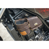Multipurpose Leather Bag Brown FIT FOR Honda rebel cmx 300-500 2017-2025