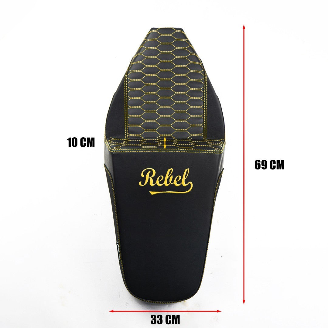 SEAT CUSHION BACKREST REPLACEMENT PINK THREAD V.24 FOR HONDA REBEL CMX 1100 2021-2025