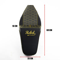 SEAT CUSHION BACKREST REPLACEMENT PINK THREAD V.24 FOR HONDA REBEL CMX 1100 2021-2025