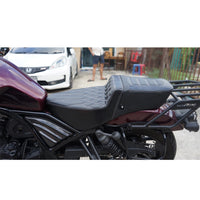 SEAT DOUBLE SADDLE DUAL DRIVER SEATS PAD CUSHION V.7 FOR HONDA REBEL CMX 1100 2021-2025