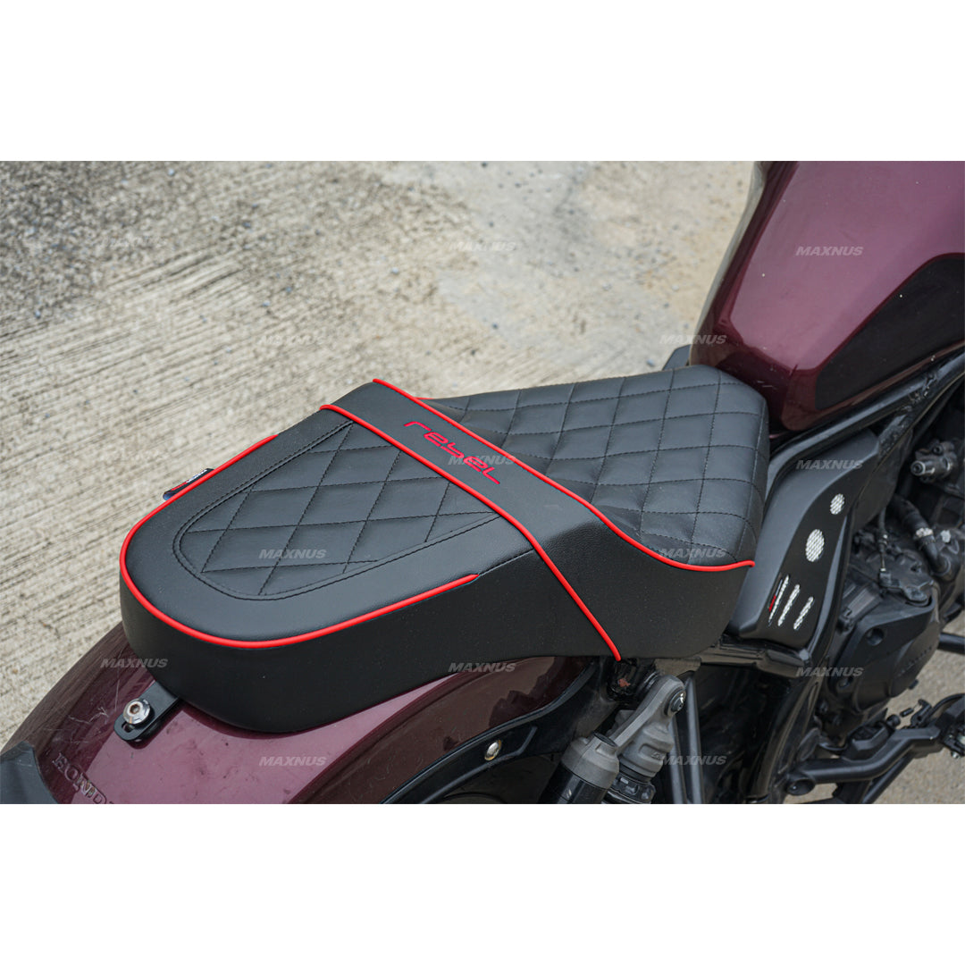 SEAT DOUBLE SADDLE DUAL DRIVER SEATS PAD CUSHION V.10 FOR HONDA REBEL CMX 1100 2021-2025