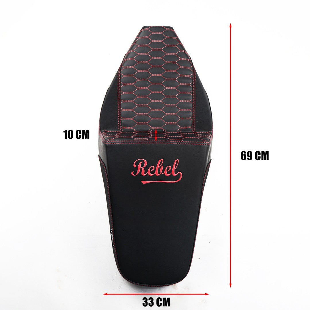 SEAT CUSHION BACKREST REPLACEMENT PINK THREAD V.20 FOR HONDA REBEL CMX 1100 2021-2025