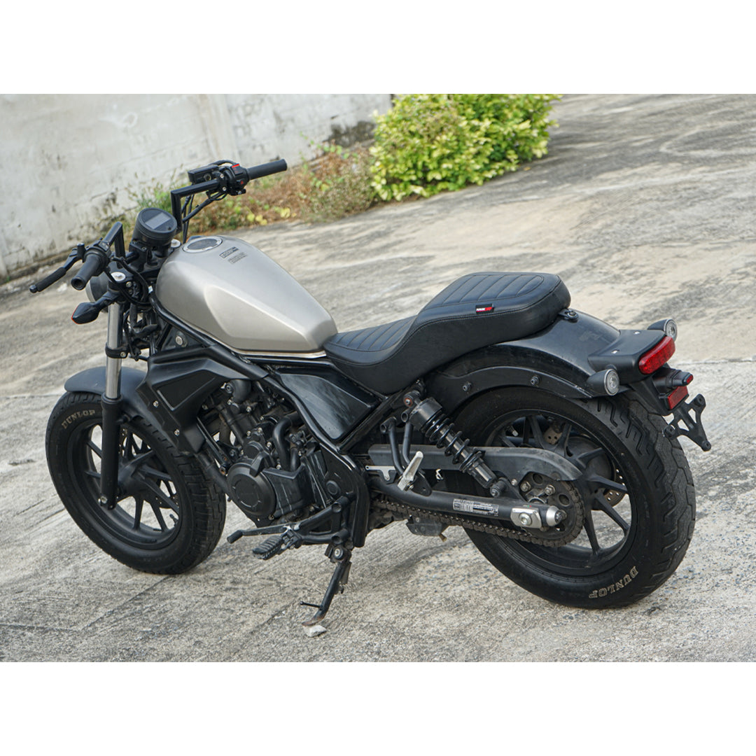 SEAT DOUBLE SADDLE DUAL DRIVER SEATS PAD CUSHION V.20 FOR HONDA REBEL CMX 300&500 2017-2025