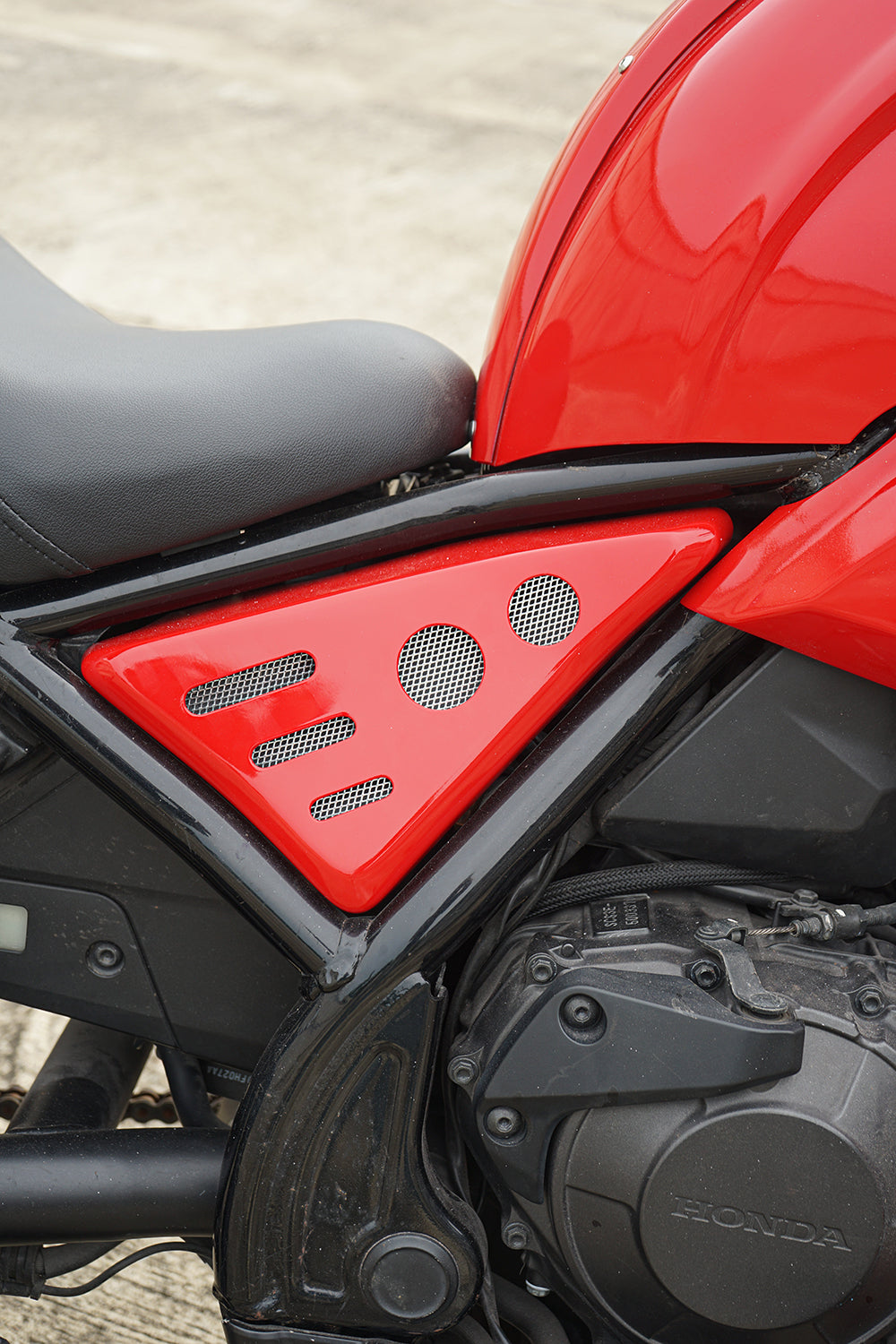 SIDE FRAME FAIRING ENGINE GUARD COVER RED FOR HONDA REBEL CMX 1100 2021-2025