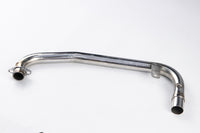 DUAL EXHAUST SYSTEM STAINLESS PIPE MUFFLER + LOGO FOR HONDA GROM 125 2021-2025