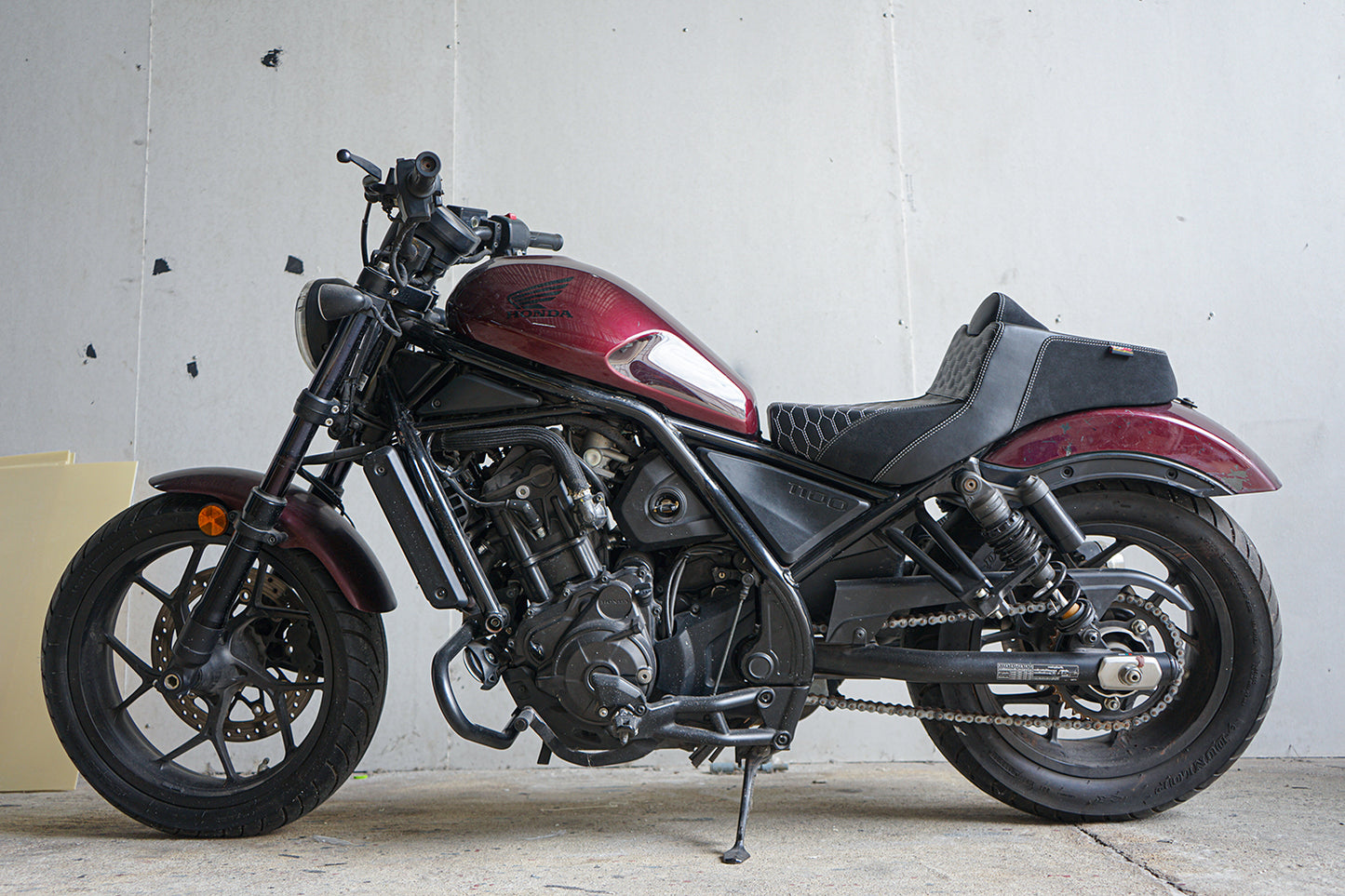 SEAT DOUBLE SADDLE DUAL DRIVER SEATS PAD CUSHION V.15 FOR HONDA REBEL CMX 1100 2021-2025