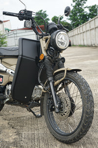 Honda CT125 Trail 125 Side Wind Guards (2020-2025) - ABS Plastic Matte Black