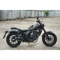 SHORT DOUBLE DUAL EXHAUST PIPE MOUNT SYSTEM HONDA REBEL CMX300 2017-2025