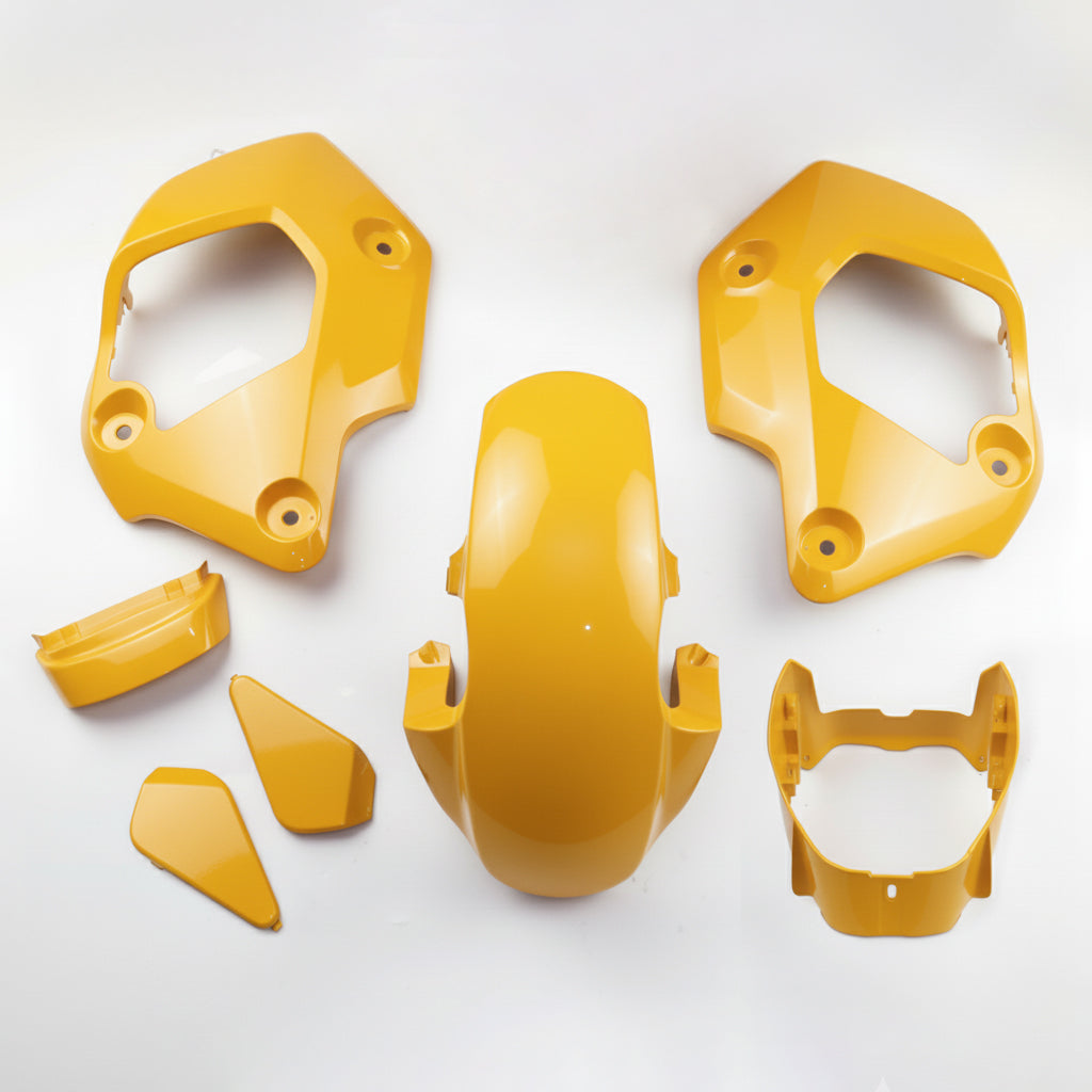 YELLOW PLASTIC PANEL FAIRING & UNDER FAIRING HONDA NEW GROM 125 2021-2024