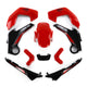 RED & BLACK FAIRING SET + DECALS FOR HONDA GROM MSX 125 2012-2015