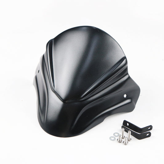 FRONT WINDSHIELD WINDSCREEN V.1 BLACK FOR HONDA GROM 125 2021-2024