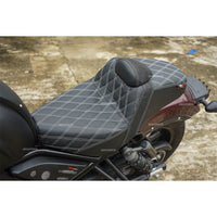 SEAT DOUBLE SADDLE DUAL DRIVER SEATS PAD CUSHION V.12 FOR HONDA REBEL CMX 1100 2021-2025