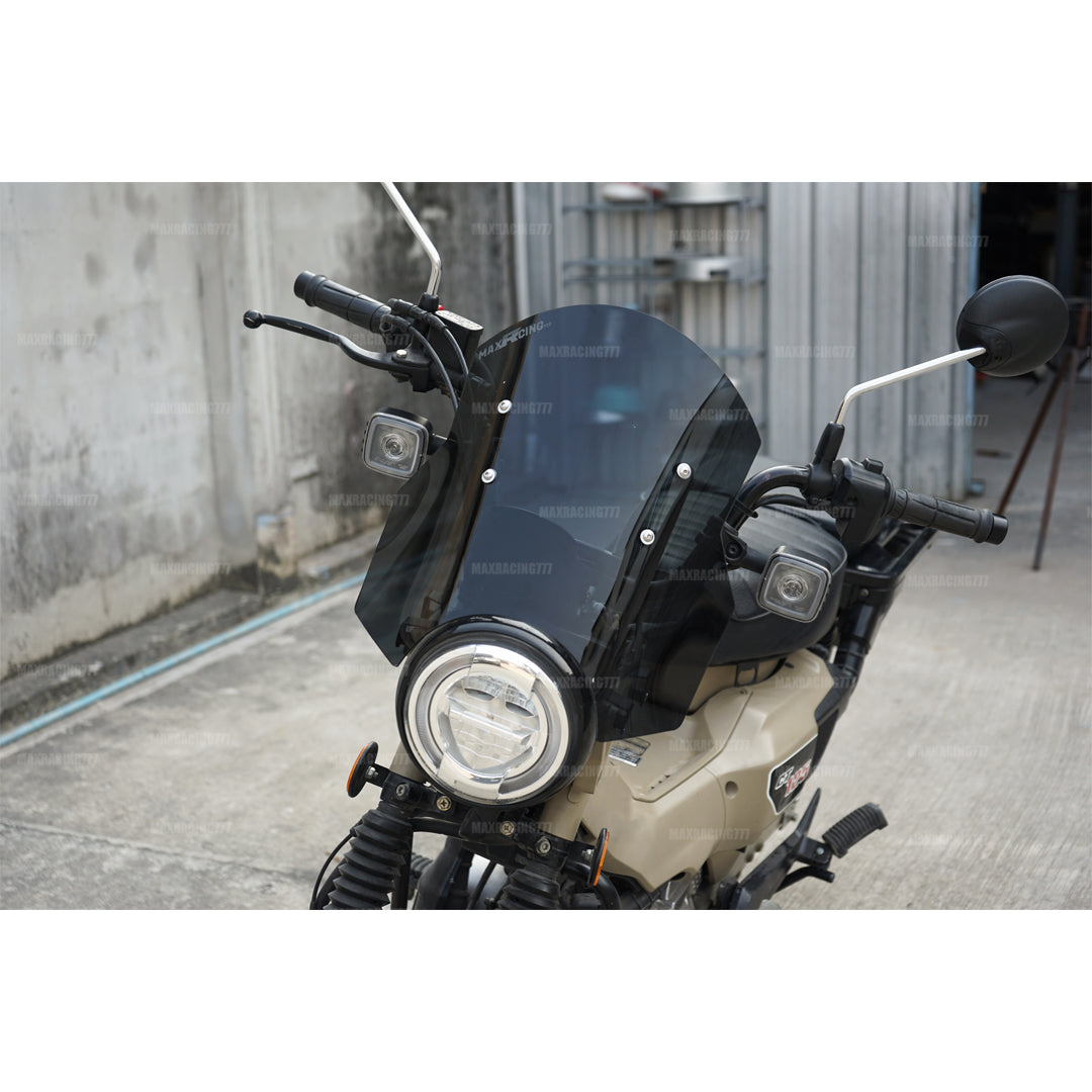 FRONT WINDSCREEN WINDSHIELD GUARD VISOR FIT HONDA CT125 CT 125 HUNTER 2020 - 2025