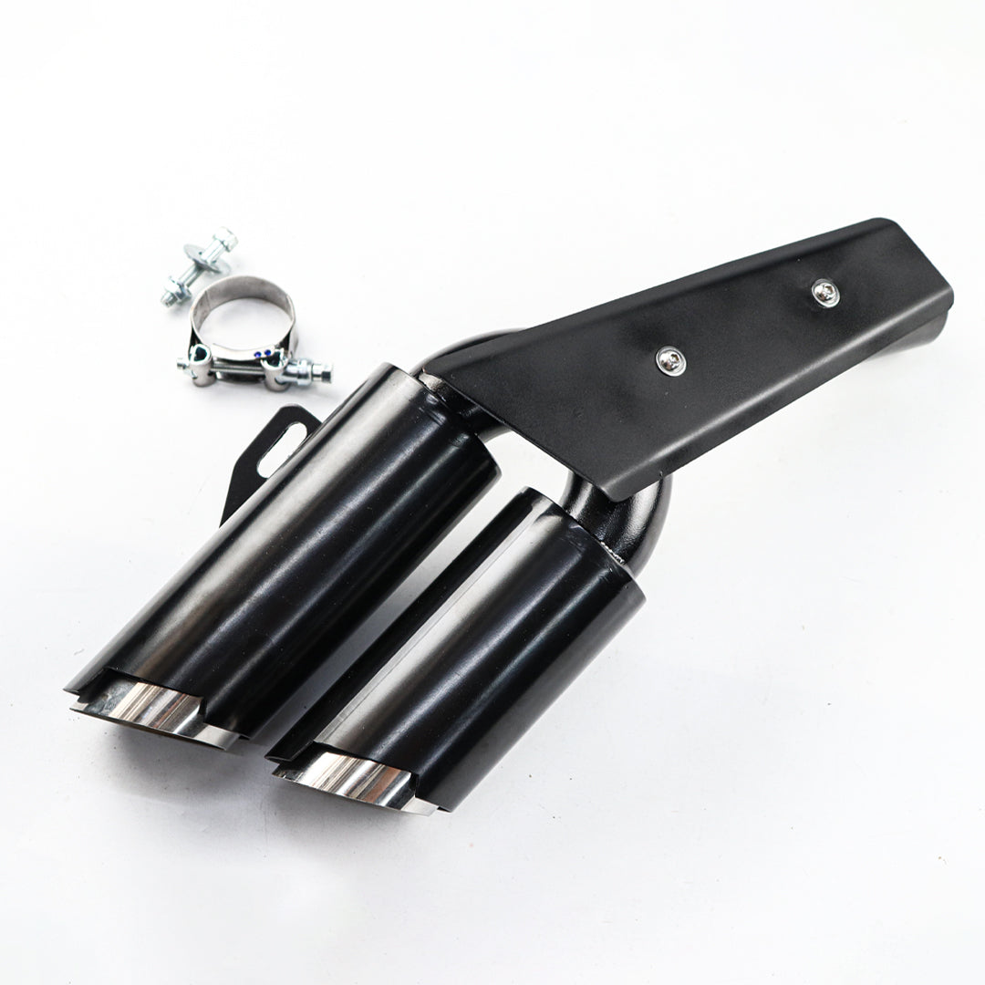 SHORT DOUBLE DUAL EXHAUST PIPE MOUNT SYSTEM HONDA REBEL CMX300 2017-2025