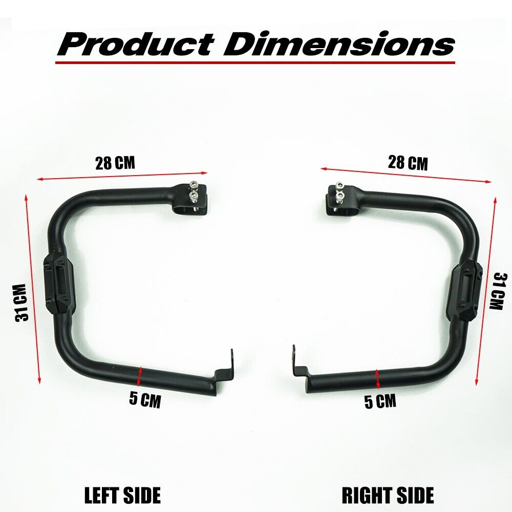 CRASH BAR ENGINE PROTECTION GUARD BLACK FIT FOR HONDA NEW SCL CL 300 500  2023 - 2025