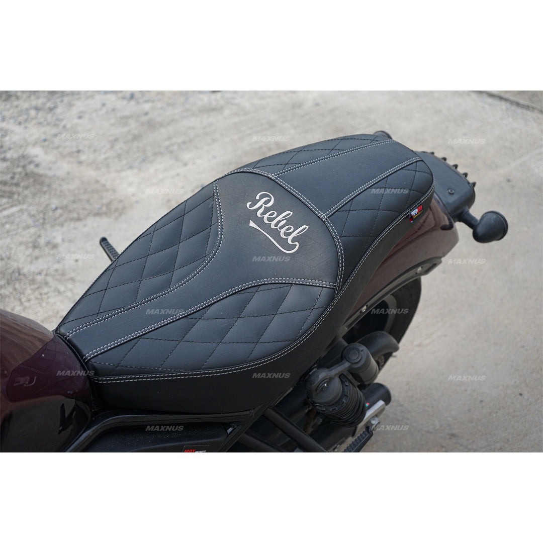 SEAT DOUBLE SADDLE DUAL DRIVER SEATS PAD CUSHION V.11 FOR HONDA REBEL CMX 1100 2021-2025