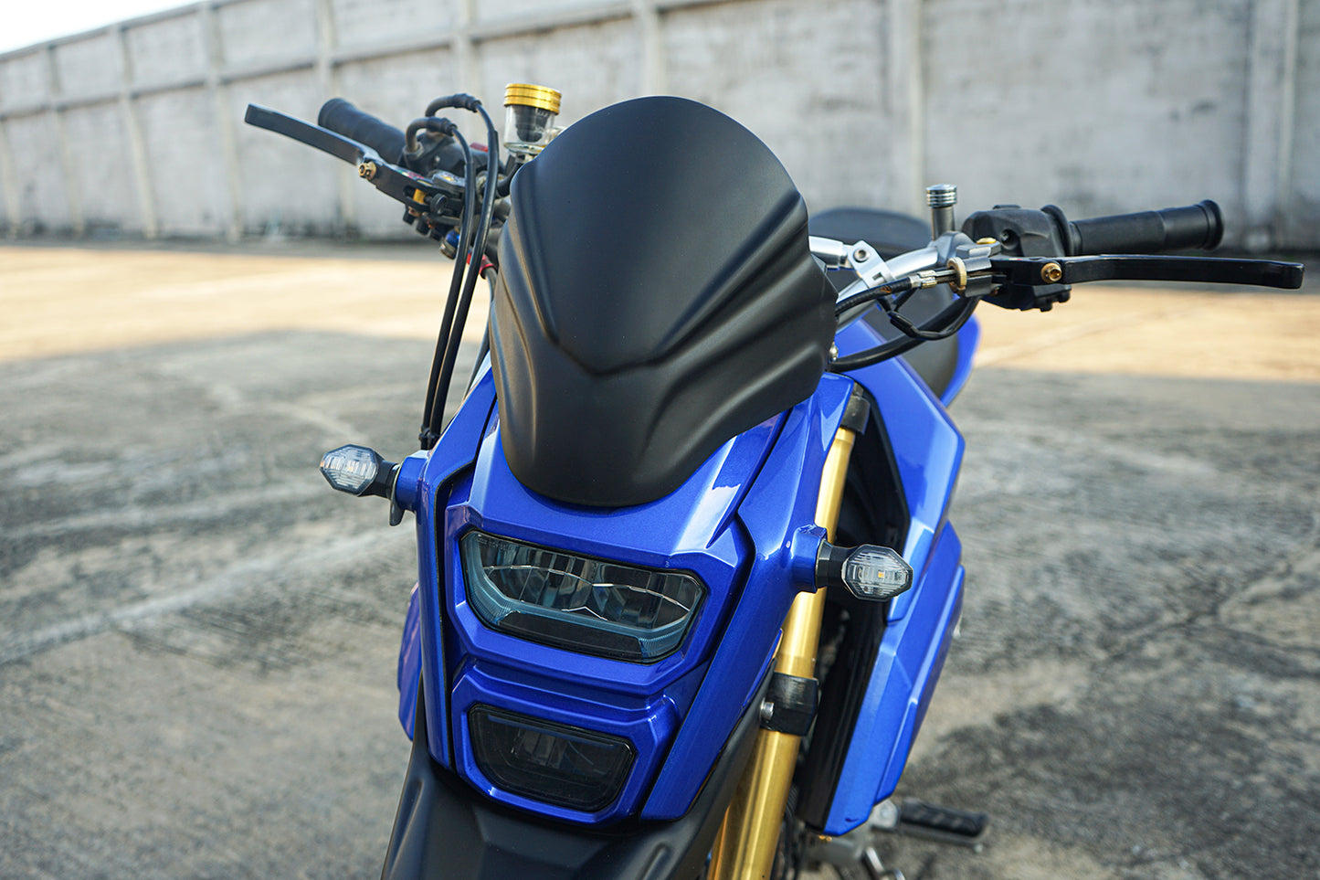 FRONT WINDSHIELD WINDSCREEN V.1 FOR HONDA GROM 125 MSX SF 2016 - 2020