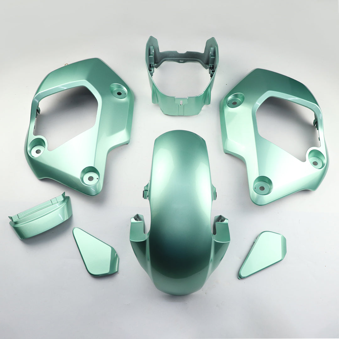 GREEN 7PC BODY PASTEL PANELS FRAME BODY FOR HONDA NEW MSX GROM 125 2022-2024