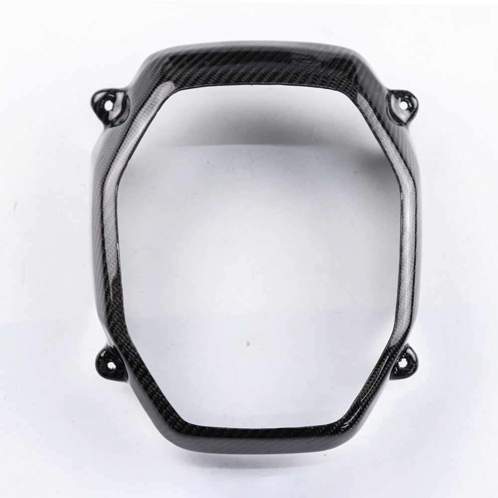 HEAD LIGHT FAIRING COVER CARBON FIBER FOR HONDA NEW GROM 2021-2024