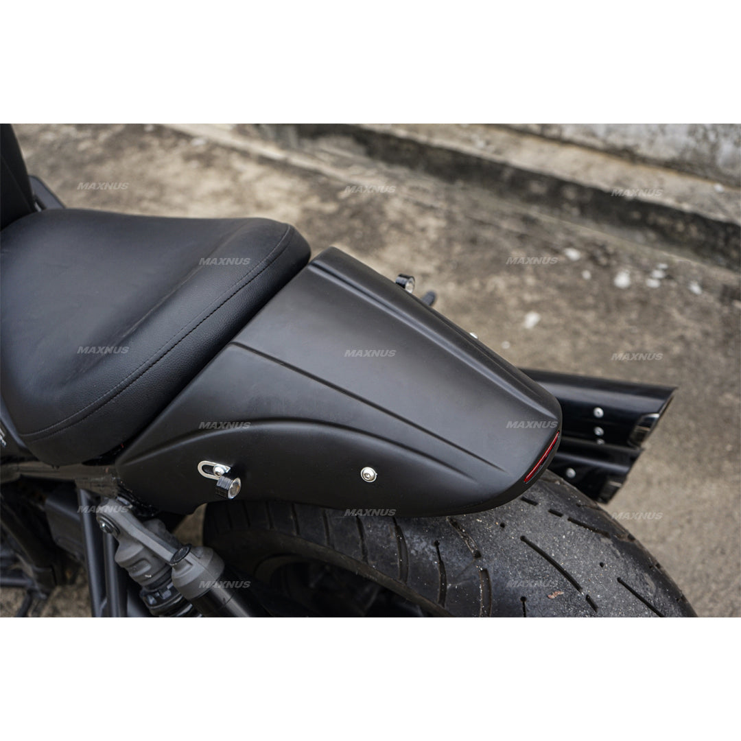 REAR FENDER FAIRING MUD GUARD LED BLACK FOR HONDA REBEL CMX 1100 2021-2025