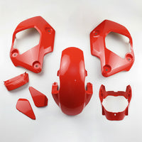 RED PLASTIC PANEL FAIRING & UNDER FAIRING HONDA NEW GROM 125 2021-2024
