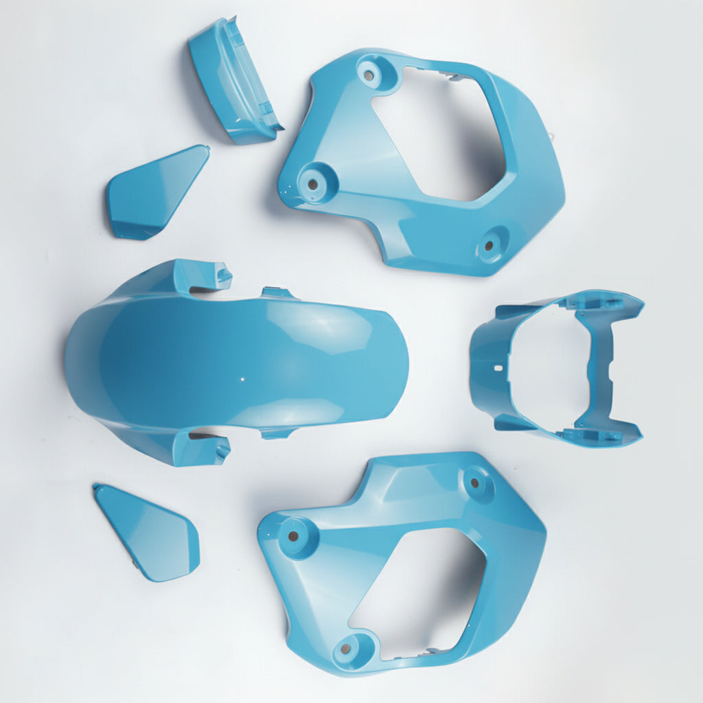 SKY BLUE PLASTIC PANEL FAIRING & UNDER FAIRING HONDA NEW GROM 125 2021-2024